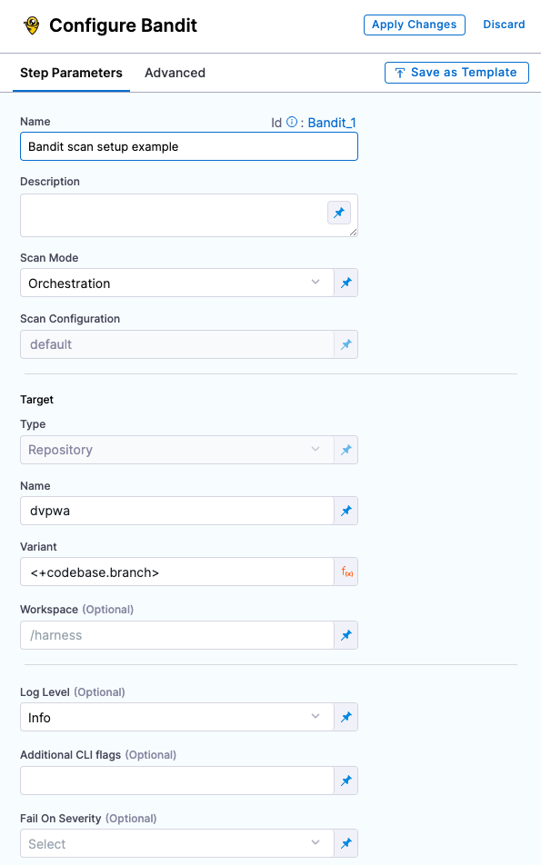 Scanner-specific step configuration